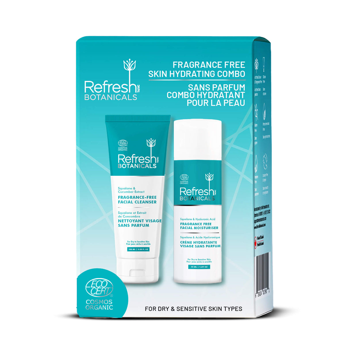 Fragrance Free Skin Hydrating Combo