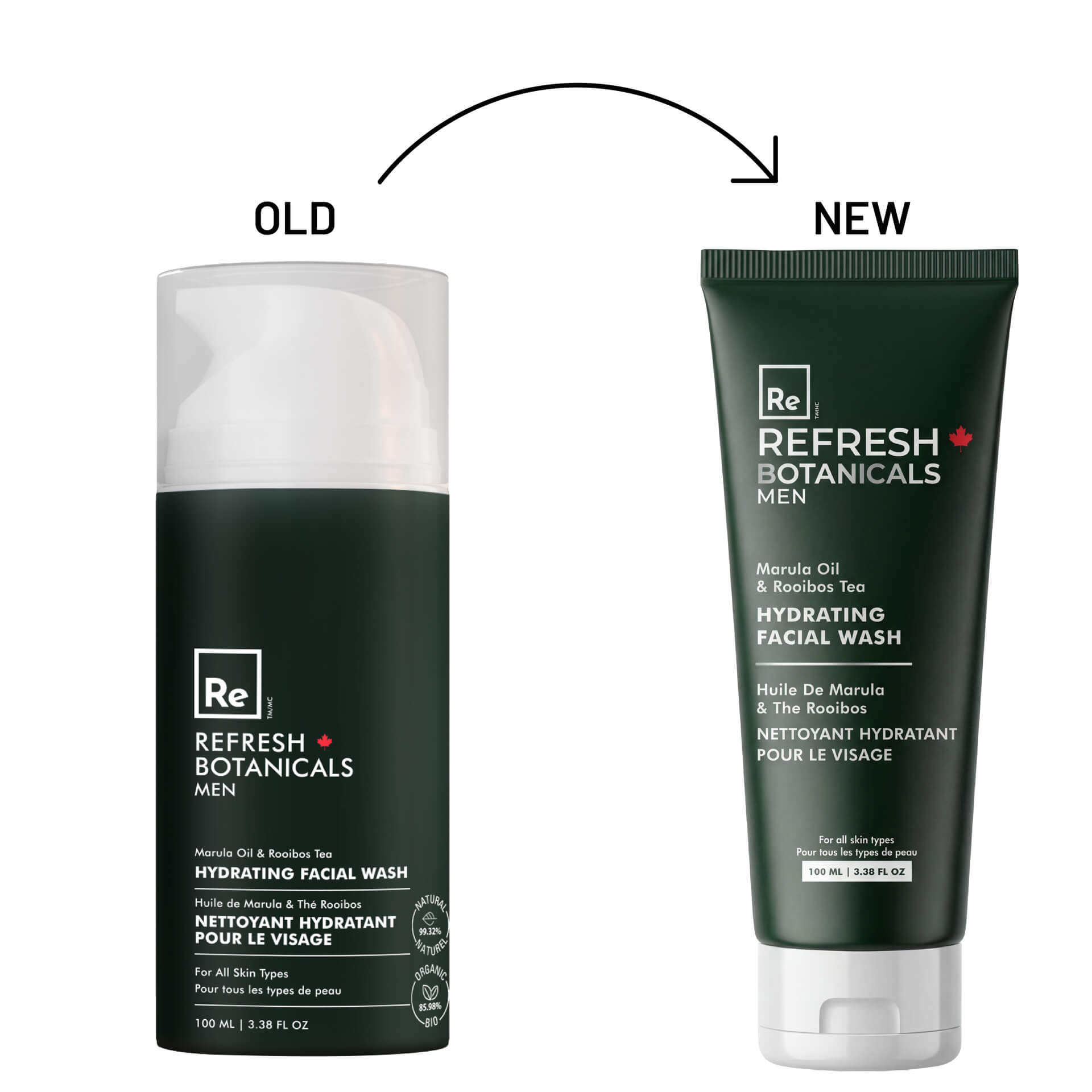 Men Hydrating Facial Wash – Refresh Botanicals