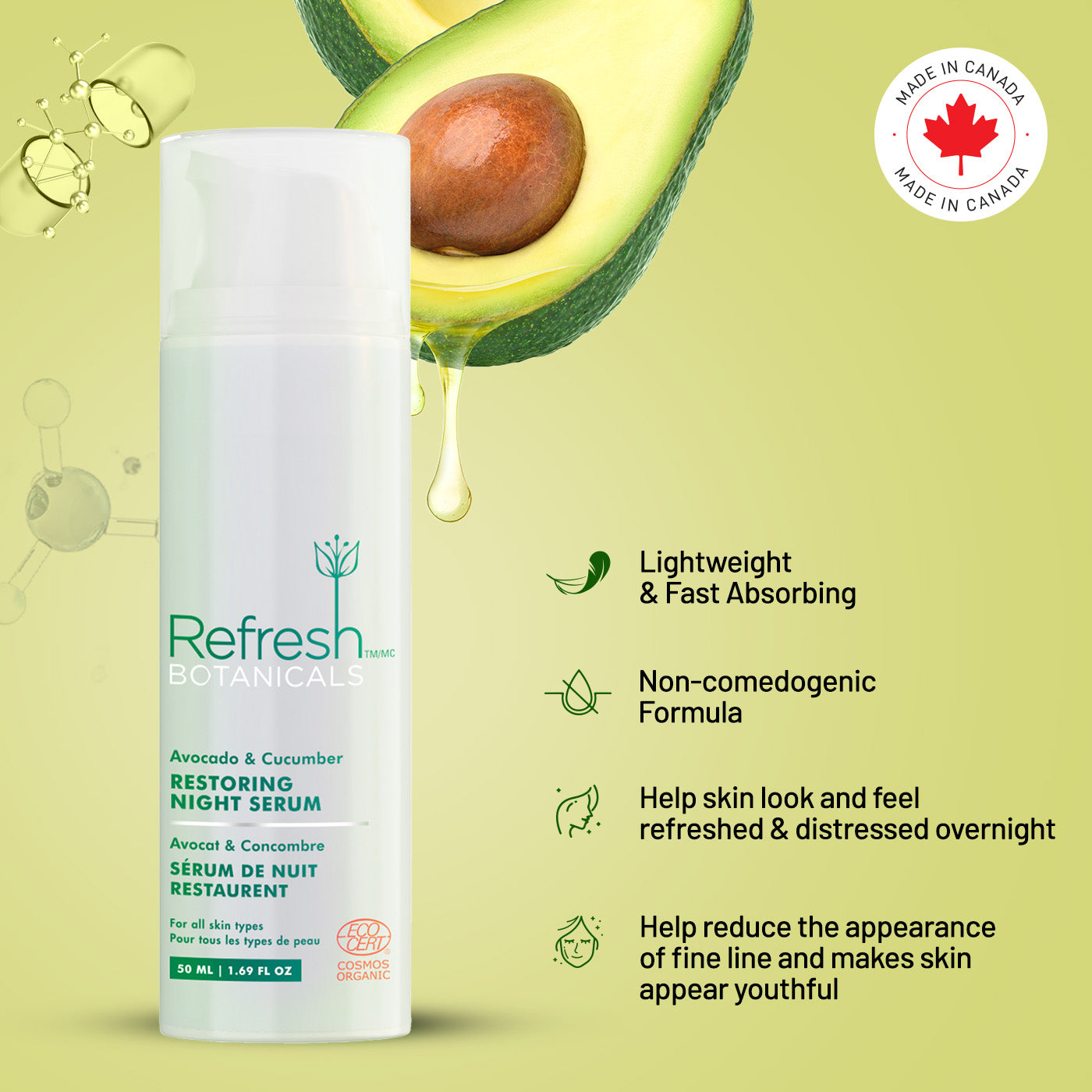 Restoring night serum - Benefits