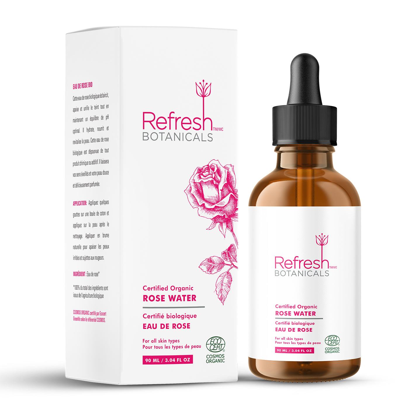 Rose water Benefits Packaging